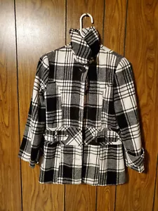 Girls - iZ Byer Girl - Long Sleeve Button Up Wool Coat with a Collar - L (14) - Picture 1 of 3