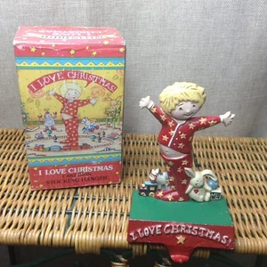 Medias de hierro fundido Midwest of Cannon Falls I LOVE NAVIDAD 6" Engelbreit - Imagen 1 de 5