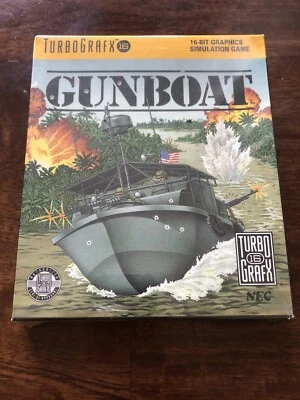 TURBO GRAFX 16 DUO PC ENGINE GUNBOAT - NEW AND SEALED - Image 1 of 4
