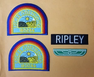 Alien Nostromo Ripley Costume Set of Patches. Your choice buy individual or set - Picture 1 of 19