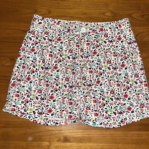 Gap Kids Shorts Girls 14 Regular Floral Waist Flat Front - Picture 1 of 7
