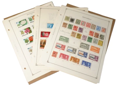 BRITISH COMMONWEALTH MONTSERRAT 1879-1981 COLLECTION OF 325+ STAMPS MINT & USED - Image 1 of 4