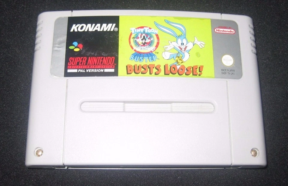 TinyToon Adventures Buster Busts Loose - SNES, Cartridge only, good condition!! - image 1 of 1