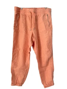 Jogger Athleta Cabo 100 % lino para mujer talla 16 - Imagen 1 de 10