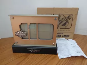 HARLEY DAVIDSON 110TH ANNIVERSARY LED LIGHTED DOUBLE-SIDED PICTURE PHOTO FRAME - Picture 1 of 5