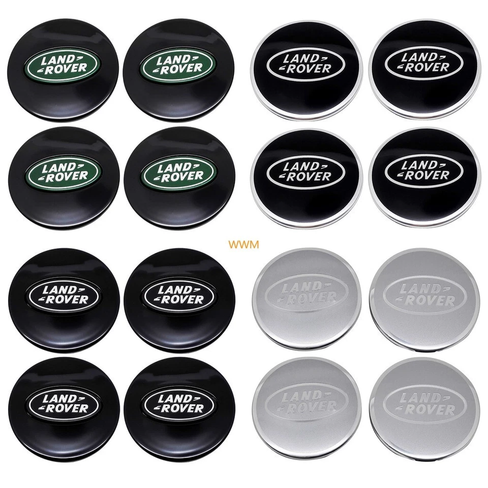  Centre Hub Caps Covers for Land Rover Discovery Range Rover 4x 6.2cm Car Wheel - Image 1 of 4