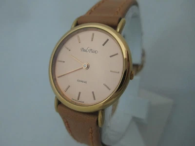 NOS NEW QUARTZ SWISS MADE RARE PAUL PICOT WOMEN'S ANALOG WATCH 1980'S - Image 1 of 4