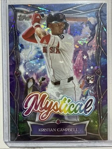 Kristian Campbell Mystical Rookie 2025 Topps Update Series Card #MYS-12 Red Sox - Picture 1 of 5