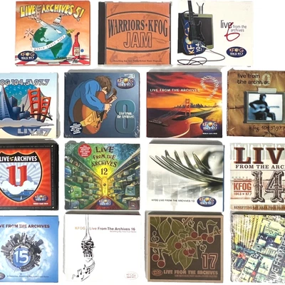 KFOG SF Live From The Archives 15 CD Lot Vols 5-19 Exclusives 1994-2011 War Jam - Image 1 of 4