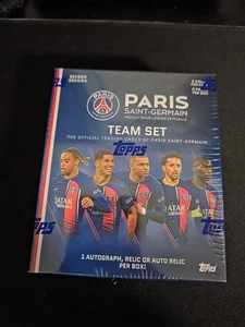 2023-24 Topps Paris Saint Germain Team Set PSG Box Sealed New OVP - Picture 1 of 3