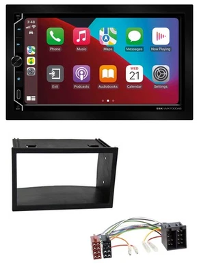 ESX 2DIN DAB USB MP3 Bluetooth Autoradio für VW Golf 4 Polo T4 Fox Passat ISO - Bild 1 von 4