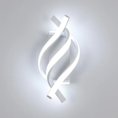 Современные светодиодные настенные бра 21 Вт комнатные настенные бра свет холодный белый 6500K спираль... - Изображение 1 из 4