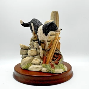 Figura coleccionable Bob JH59 colección James Herriot de bellas artes frontera dañada - Imagen 1 de 11