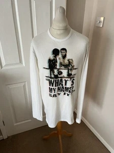 Men’s White Dolce&Gabbana Muhammad Ali Long Sleeve T Shirt Size 54 - Picture 1 of 7