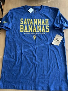 Savannah Bananas Evoshield Authentic Banana Ball Gym Rat T-shirt Mens Sz L NWT - Picture 1 of 4