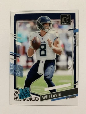 Will Levis Rookie 2023 Panini Clearly Donruss #94 Titans RC - Image 1 of 2