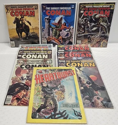 Savage Sword of Conan and Marvel novela gráfica #10: paquete Heartburst Foto 1 de 3