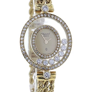 Chopard Happy Diamonds Gelbgold 750/- mit 84 und 7 schwebenden Diamanten - Bild 1 von 8