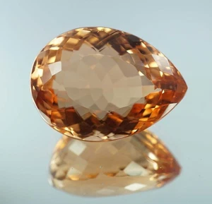 AAA+++ Topacio Imperial Grande 89,75 quilates Corte Pera Piedra Preciosa Suelta @Mejor Precio - Imagen 1 de 8