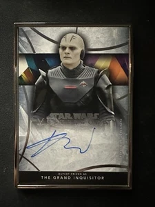 2024 Topps Star Wars Masterwork Rupert Friend Grand Inquisitor Silver Frame 2/5! - Picture 1 of 2