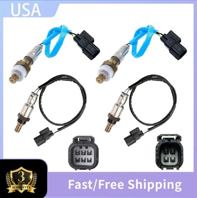 Set of 4 Up+Down Oxygen O2 Sensor For Honda Accord Pilot Odyssey Acura MDX TSX - Imagem 1 de 4