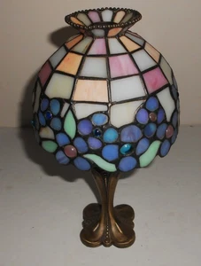 LAMPADA PARTYLITE STILE TIFFANY PORTACANDELE TEA LIGHT - Foto 1 di 6
