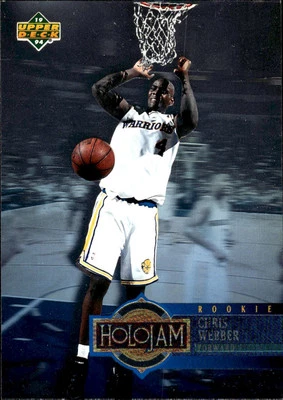 1993-94 Upper Deck Holojams #H28 Chris Webber Golden State Warriors - Image 1 of 2