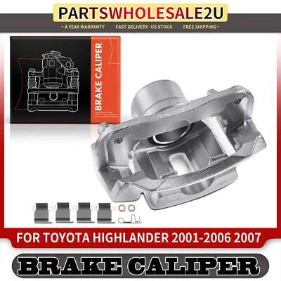 Front Right Passenger Brake Caliper w/ Bracket for Toyota Highlander 2001-2007 - Image 1 of 4