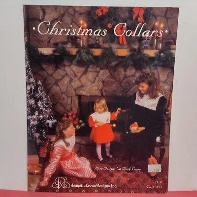 Christmas Collars Jeanette Crews Cross Stitch Pattern  Book #65  ~ 1987 Copy - Image 1 of 4
