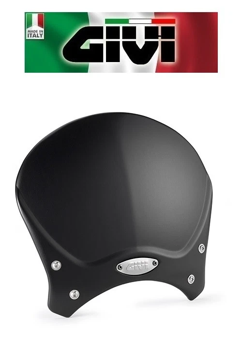 Parabrisas Aluminio Anodizado Negro Moto Guzzi V9 Corcho 2018 100ALB GIVI - Imagen 1 de 1