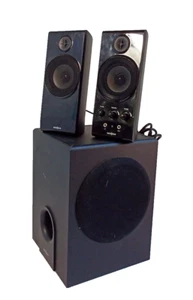 10" Tall Insignia Subwoofer With 2 Speakers Model NS-PCS41 Works Great! 838 - Picture 1 of 6