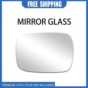 Mirror Glass For 1973-1986 Chevrolet K10 K20 Suburban RH Side+Adhesive - Picture 1 of 9