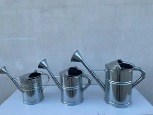 Gießkanne Gießkanne Metall Zinn verzinkt Handarbeit Klein, mittel, groß - Bild 1 von 10