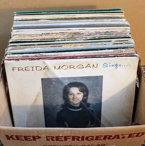 45 Vintage Gospel Vinyl LP Albums Untested - Picture 1 of 22