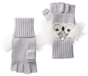 Kate Spade New York Fingerless Gloves Star Bright Owl Pop Top Mittens New $89 - Picture 1 of 9