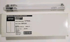 Case (Lot) Of  12 F8T5CW 12" 8W Fluorescent Bulb - Cool White 4100K Item #07440 - Picture 1 of 6