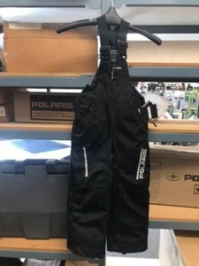 286503301 NOS Polaris Kids Snowmobile bibs Size XS Scotchlite 3M thinsulate - Picture 1 of 2