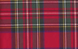 Royal Stewart Tartan Stoff 13 Unzen 100 % reine Wolle - Bild 1 von 1