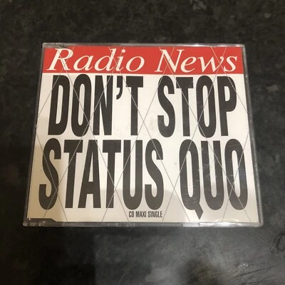 STATUS QUO - Don't Stop CD UK 1996 3 Track Cd Single Foto 1 de 3