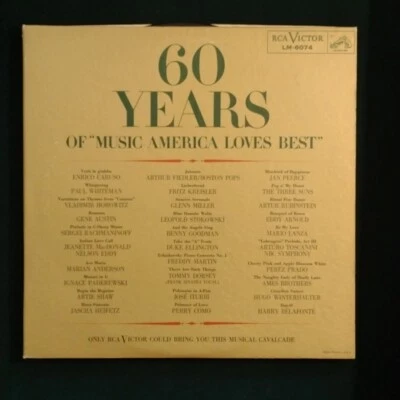60 Years Of "Music America Loves Best" (Vinyl 2LP 1959) RCA VICTOR LM-6074 - Image 1 of 4
