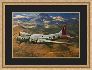 Ghosts Aircrafts Boeing B-17G Flying Fortress impresión enmarcada personalizada B - Imagen 1 de 2
