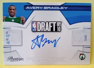 2010 Prestige NBA Draft Class Signatures Card #19 Avery Bradley Rookie Auto /298 - Bild 1 von 5