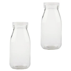 2 Pcs Wasserflasche Mit Messungen Frische Milchflasche Joghurtbehälter - Bild 1 von 12
