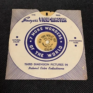 New York World's Fair 1939-40 Sawyer's Buff Tan VIew-Master Reel 88 1E - Picture 1 of 3