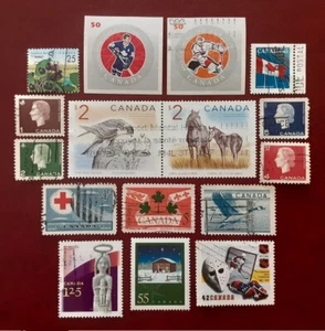 CANADA 1952-2005 Used Selection Sports Hockey Birds Horses Christmas VF/XF 2884 - Picture 1 of 2
