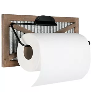 Porta asciugamani carta legno porta fienile rustico casale vicolo autunnale - Foto 1 di 10