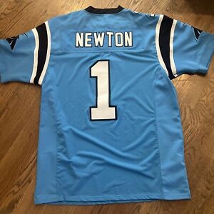 Carolina Panthers Cam Newton jersry stitched mens size 52 Nike blue