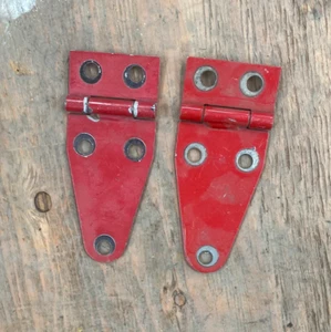 Hood Hinge Set STEEL PAINTED Jeep CJ / Wrangler YJ - Picture 1 of 4