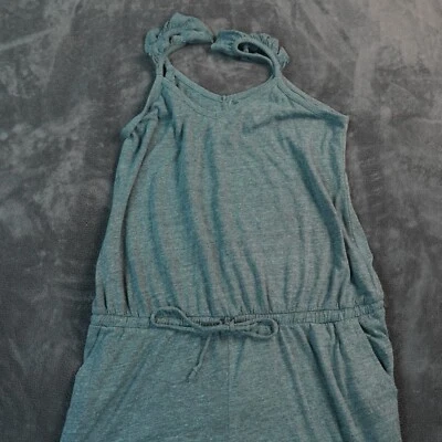 Mono Chaser Triblend para mujer grande verde aleteo cuello en V cordón ropa de salón Foto 1 de 4