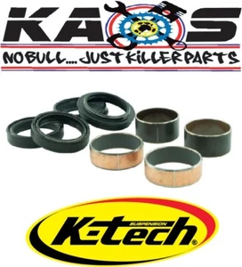 K-TECH KYB 46 MM FORK SERVICE KIT BUSHES SEALS YZ 125 250 KX CR 125 250 500 YZF - Picture 1 of 6